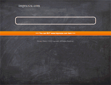 Tablet Screenshot of imprezza.com